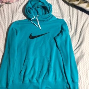 Baby blue nike hoodie